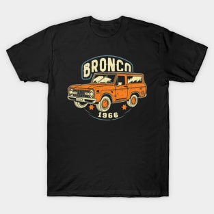 Retro 1987-1991 Ford Bronco w/Tires T-Shirt